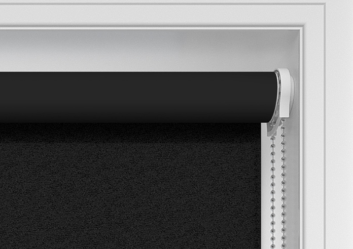Shimmer (Blackout), Jet - Twist&Fit Roller Blind - Image 11